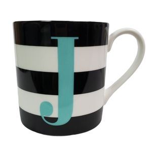 Kate Spade WHAT'S IN A NAME - J 12oz Mug Porcelain